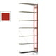 Fachbodenregal mit Tiefenriegel - 350 kg - 3.000 x 1.285 x 326 mm (HxBxT) - Anbauregal - 7 Böden - feuerrot - Lagerregal - Steckregal BERT Fachbodenregal mit Tiefenriegel - 350 kg - 3.000 x 1.285 x 326 mm (HxBxT) - Anbauregal - 7 Böden - feuerrot - Lagerregal - Steckregal BERT