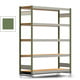 Fachbodenregal Tiefenriegel - 250 kg - 2.000 x 1.695 x 500 mm (HxBxT) - Grundregal - resedagrün - 5 Holzböden - Lagerregal - Steckregal BERT Fachbodenregal Tiefenriegel - 250 kg - 2.000 x 1.695 x 500 mm (HxBxT) - Grundregal - resedagrün - 5 Holzböden - Lagerregal - Steckregal BERT