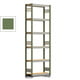 Fachbodenregal Tiefenriegel - 250 kg - 2.500 x 875 x 300 mm (HxBxT) - Grundregal - resedagrün - 6 Holzböden - Lagerregal - Steckregal BERT