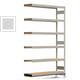 Fachbodenregal Tiefenriegel - 250 kg - 2.500 x 1.695 x 400 mm (HxBxT) - Anbauregal - lichtgrau - 6 Holzböden - Lagerregal - Steckregal BERT Fachbodenregal Tiefenriegel - 250 kg - 2.500 x 1.695 x 400 mm (HxBxT) - Anbauregal - lichtgrau - 6 Holzböden - Lagerregal - Steckregal BERT