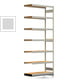 Fachbodenregal Tiefenriegel - 250 kg - 3.000 x 1.285 x 500 mm (HxBxT) - Anbauregal - lichtgrau - 7 Holzböden - Lagerregal - Steckregal BERT Fachbodenregal Tiefenriegel - 250 kg - 3.000 x 1.285 x 500 mm (HxBxT) - Anbauregal - lichtgrau - 7 Holzböden - Lagerregal - Steckregal BERT
