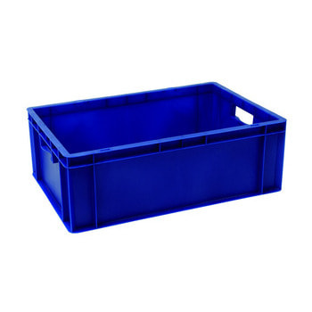 Eurobehälter, Größe 5, 210 x 400 x 600 mm (HxBxT), blau Eurobehälter, Größe 5, 210 x 400 x 600 mm (HxBxT), blau
