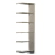 Fachbodenregal mit Seitenwand - 350 kg - 2.500 x 875 x 400 mm (HxBxT) - Anbauregal - 6 Böden - verzinkt - Lagerregal - Steckregal - BERT Fachbodenregal mit Seitenwand - 350 kg - 2.500 x 875 x 400 mm (HxBxT) - Anbauregal - 6 Böden - verzinkt - Lagerregal - Steckregal - BERT