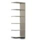 Fachbodenregal mit Seitenwand - 350 kg - 2.500 x 875 x 500 mm (HxBxT) - Anbauregal - 6 Böden - verzinkt - Lagerregal - Steckregal - BERT Fachbodenregal mit Seitenwand - 350 kg - 2.500 x 875 x 500 mm (HxBxT) - Anbauregal - 6 Böden - verzinkt - Lagerregal - Steckregal - BERT