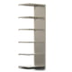 Fachbodenregal mit Seitenwand - 350 kg - 2.500 x 875 x 600 mm (HxBxT) - Anbauregal - 6 Böden - verzinkt - Lagerregal - Steckregal - BERT Fachbodenregal mit Seitenwand - 350 kg - 2.500 x 875 x 600 mm (HxBxT) - Anbauregal - 6 Böden - verzinkt - Lagerregal - Steckregal - BERT