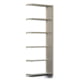 Fachbodenregal mit Seitenwand - 350 kg - 2.500 x 1.005 x 300 mm (HxBxT) - Anbauregal - 6 Böden - verzinkt - Lagerregal - Steckregal - BERT Fachbodenregal mit Seitenwand - 350 kg - 2.500 x 1.005 x 300 mm (HxBxT) - Anbauregal - 6 Böden - verzinkt - Lagerregal - Steckregal - BERT