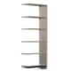 Fachbodenregal mit Seitenwand - 350 kg - 2.500 x 1.005 x 400 mm (HxBxT) - Anbauregal - 6 Böden - verzinkt - Lagerregal - Steckregal - BERT Fachbodenregal mit Seitenwand - 350 kg - 2.500 x 1.005 x 400 mm (HxBxT) - Anbauregal - 6 Böden - verzinkt - Lagerregal - Steckregal - BERT
