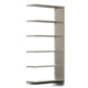 Fachbodenregal mit Seitenwand - 350 kg - 2.500 x 1.285 x 400 mm (HxBxT) - Anbauregal - 6 Böden - verzinkt - Lagerregal - Steckregal - BERT Fachbodenregal mit Seitenwand - 350 kg - 2.500 x 1.285 x 400 mm (HxBxT) - Anbauregal - 6 Böden - verzinkt - Lagerregal - Steckregal - BERT