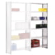 Fachbodenregal mit 2 Feldern, bestehend aus Grund- und Anbauregal.