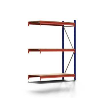 Weitspannregal EMMA - 2.000 x 1.500 x 600 mm (HxBxT) - Fachlast 975 kg - Holzböden - Lagerregal - Anbauregal Weitspannregal EMMA - 2.000 x 1.500 x 600 mm (HxBxT) - Fachlast 975 kg - Holzböden - Lagerregal - Anbauregal