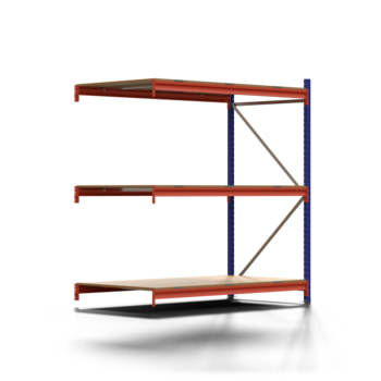 Weitspannregal EMMA - 2.000 x 1.850 x 1.000 mm (HxBxT) - Fachlast 790 kg - Holzböden - Lagerregal - Anbauregal Weitspannregal EMMA - 2.000 x 1.850 x 1.000 mm (HxBxT) - Fachlast 790 kg - Holzböden - Lagerregal - Anbauregal