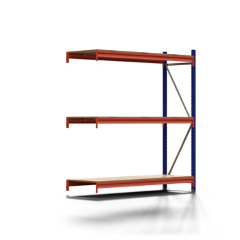 Weitspannregal EMMA - 2.000 x 1.850 x 600 mm (HxBxT) - Fachlast 790 kg - Holzböden - Lagerregal - Anbauregal Weitspannregal EMMA - 2.000 x 1.850 x 600 mm (HxBxT) - Fachlast 790 kg - Holzböden - Lagerregal - Anbauregal