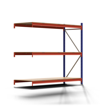 Weitspannregal EMMA - 2.000 x 2.250 x 800 mm (HxBxT) - Fachlast 660 kg - Holzböden - Lagerregal - Anbauregal Weitspannregal EMMA - 2.000 x 2.250 x 800 mm (HxBxT) - Fachlast 660 kg - Holzböden - Lagerregal - Anbauregal
