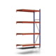 Weitspannregal EMMA - 2.500 x 1.500 x 600 mm (HxBxT) - Fachlast 975 kg - Holzböden - Lagerregal - Anbauregal Weitspannregal EMMA - 2.500 x 1.500 x 600 mm (HxBxT) - Fachlast 975 kg - Holzböden - Lagerregal - Anbauregal