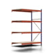 Weitspannregal EMMA - 2.500 x 1.850 x 1.000 mm (HxBxT) - Fachlast 790 kg - Holzböden - Lagerregal - Anbauregal Weitspannregal EMMA - 2.500 x 1.850 x 1.000 mm (HxBxT) - Fachlast 790 kg - Holzböden - Lagerregal - Anbauregal