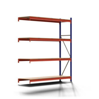 Weitspannregal EMMA - 2.500 x 2.250 x 600 mm (HxBxT) - Fachlast 660 kg - Holzböden - Lagerregal - Anbauregal Weitspannregal EMMA - 2.500 x 2.250 x 600 mm (HxBxT) - Fachlast 660 kg - Holzböden - Lagerregal - Anbauregal