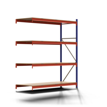 Weitspannregal EMMA - 2.500 x 2.250 x 800 mm (HxBxT) - Fachlast 660 kg - Holzböden - Lagerregal - Anbauregal Weitspannregal EMMA - 2.500 x 2.250 x 800 mm (HxBxT) - Fachlast 660 kg - Holzböden - Lagerregal - Anbauregal