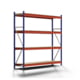 Weitspannregal EMMA - 2.500 x 2.700 x 600 mm (HxBxT) - Fachlast 700 kg - Holzböden - Lagerregal - Grundregal Weitspannregal EMMA - 2.500 x 2.700 x 600 mm (HxBxT) - Fachlast 700 kg - Holzböden - Lagerregal - Grundregal