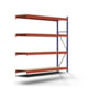 Weitspannregal EMMA - 2.500 x 2.700 x 600 mm (HxBxT) - Fachlast 700 kg - Holzböden - Lagerregal - Anbauregal Weitspannregal EMMA - 2.500 x 2.700 x 600 mm (HxBxT) - Fachlast 700 kg - Holzböden - Lagerregal - Anbauregal
