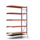 Weitspannregal EMMA - 3.000 x 2.250 x 800 mm (HxBxT) - Fachlast 660 kg - Holzböden - Lagerregal - Anbauregal Weitspannregal EMMA - 3.000 x 2.250 x 800 mm (HxBxT) - Fachlast 660 kg - Holzböden - Lagerregal - Anbauregal