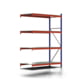 Weitspannregal EMMA - 2.500 x 1.850 x 800 mm (HxBxT) - Fachlast 580 kg - Stahlböden - Lagerregal - Anbauregal Weitspannregal EMMA - 2.500 x 1.850 x 800 mm (HxBxT) - Fachlast 580 kg - Stahlböden - Lagerregal - Anbauregal