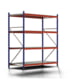 Weitspannregal EMMA - 2.500 x 2.250 x 1.000 mm (HxBxT) - Fachlast 561 kg - Stahlböden - Lagerregal - Grundregal Weitspannregal EMMA - 2.500 x 2.250 x 1.000 mm (HxBxT) - Fachlast 561 kg - Stahlböden - Lagerregal - Grundregal