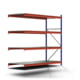 Weitspannregal EMMA - 2.500 x 2.700 x 1.000 mm (HxBxT) - Fachlast 656 kg - Stahlböden - Lagerregal - Anbauregal Weitspannregal EMMA - 2.500 x 2.700 x 1.000 mm (HxBxT) - Fachlast 656 kg - Stahlböden - Lagerregal - Anbauregal