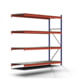 Weitspannregal EMMA - 2.500 x 2.700 x 800 mm (HxBxT) - Fachlast 700 kg - Stahlböden - Lagerregal - Anbauregal Weitspannregal EMMA - 2.500 x 2.700 x 800 mm (HxBxT) - Fachlast 700 kg - Stahlböden - Lagerregal - Anbauregal
