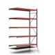 Weitspannregal EMMA - 3.000 x 2.250 x 800 mm (HxBxT) - Fachlast 660 kg - Stahlböden - Lagerregal - Anbauregal Weitspannregal EMMA - 3.000 x 2.250 x 800 mm (HxBxT) - Fachlast 660 kg - Stahlböden - Lagerregal - Anbauregal