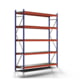 Weitspannregal EMMA - 3.000 x 2.700 x 600 mm (HxBxT) - Fachlast 700 kg - Stahlböden - Lagerregal - Grundregal Weitspannregal EMMA - 3.000 x 2.700 x 600 mm (HxBxT) - Fachlast 700 kg - Stahlböden - Lagerregal - Grundregal