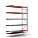 Weitspannregal EMMA - 3.000 x 2.700 x 800 mm (HxBxT) - Fachlast 700 kg - Stahlböden - Lagerregal - Anbauregal Weitspannregal EMMA - 3.000 x 2.700 x 800 mm (HxBxT) - Fachlast 700 kg - Stahlböden - Lagerregal - Anbauregal