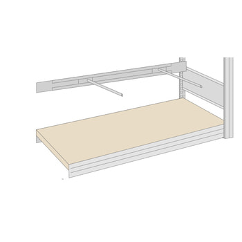 Zusatzebene f. Schilderregal - Paneel-Ebene - Bodenbreite 1.005 mm 