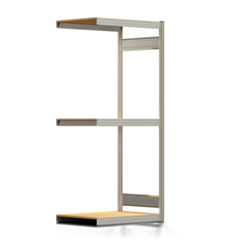 Schilderregal - Fachbodenregal - Holzböden - 250 kg - 2.000 x 875 x 600 mm (HxBxT) - Anbauregal - verzinkt - Steckregal BERT Schilderregal - Fachbodenregal - Holzböden - 250 kg - 2.000 x 875 x 600 mm (HxBxT) - Anbauregal - verzinkt - Steckregal BERT