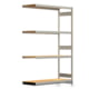 Schilderregal - Fachbodenregal - Holzböden - 250 kg - 2.500 x 1.695 x 600 mm (HxBxT) - Anbauregal - verzinkt - Steckregal BERT Schilderregal - Fachbodenregal - Holzböden - 250 kg - 2.500 x 1.695 x 600 mm (HxBxT) - Anbauregal - verzinkt - Steckregal BERT