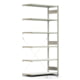 Fachbodenregal mit Tiefenriegel - 250 kg - 2.500 x 1.285 x 500 mm (HxBxT) - Anbauregal - lichtgrau - Lagerregal - Steckregal - BERT Fachbodenregal mit Tiefenriegel - 250 kg - 2.500 x 1.285 x 500 mm (HxBxT) - Anbauregal - lichtgrau - Lagerregal - Steckregal - BERT