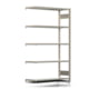 Fachbodenregal mit Tiefenriegel - 250 kg - 2.000 x 1.285 x 400 mm (HxBxT) - Anbauregal - Längenriegel - 5 Böden - Steckregal BERT Fachbodenregal mit Tiefenriegel - 250 kg - 2.000 x 1.285 x 400 mm (HxBxT) - Anbauregal - Längenriegel - 5 Böden - Steckregal BERT