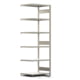 Fachbodenregal mit Tiefenriegel - 250 kg - 2.500 x 875 x 600 mm (HxBxT) - Anbauregal - Längenriegel - 6 Böden - Steckregal BERT Fachbodenregal mit Tiefenriegel - 250 kg - 2.500 x 875 x 600 mm (HxBxT) - Anbauregal - Längenriegel - 6 Böden - Steckregal BERT