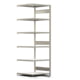 Fachbodenregal mit Tiefenriegel - 250 kg - 2.500 x 875 x 800 mm (HxBxT) - Anbauregal - Längenriegel - 6 Böden - Steckregal BERT Fachbodenregal mit Tiefenriegel - 250 kg - 2.500 x 875 x 800 mm (HxBxT) - Anbauregal - Längenriegel - 6 Böden - Steckregal BERT