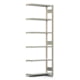 Fachbodenregal mit Tiefenriegel - 250 kg - 2.500 x 1.005 x 300 mm (HxBxT) - Anbauregal - Längenriegel - 6 Böden - Steckregal BERT Fachbodenregal mit Tiefenriegel - 250 kg - 2.500 x 1.005 x 300 mm (HxBxT) - Anbauregal - Längenriegel - 6 Böden - Steckregal BERT
