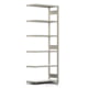 Fachbodenregal mit Tiefenriegel - 250 kg - 2.500 x 1.005 x 400 mm (HxBxT) - Anbauregal - Längenriegel - 6 Böden - Steckregal BERT Fachbodenregal mit Tiefenriegel - 250 kg - 2.500 x 1.005 x 400 mm (HxBxT) - Anbauregal - Längenriegel - 6 Böden - Steckregal BERT