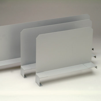 Fachteiler, verschiebbar für Fachbodentiefe 500 mm, Farbe Lichtgrau (RAL 7035)