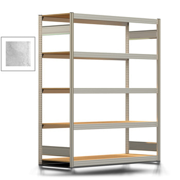 Fachbodenregal Tiefenriegel - 250 kg - 2.000 x 1.695 x 600 mm (HxBxT) - Grundregal - verzinkt - 5 Holzböden - Lagerregal - Steckregal BERT Fachbodenregal Tiefenriegel - 250 kg - 2.000 x 1.695 x 600 mm (HxBxT) - Grundregal - verzinkt - 5 Holzböden - Lagerregal - Steckregal BERT
