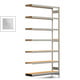 Fachbodenregal Tiefenriegel - 250 kg - 3.000 x 1.695 x 400 mm (HxBxT) - Anbauregal - verzinkt - 7 Holzböden - Lagerregal - Steckregal BERT Fachbodenregal Tiefenriegel - 250 kg - 3.000 x 1.695 x 400 mm (HxBxT) - Anbauregal - verzinkt - 7 Holzböden - Lagerregal - Steckregal BERT