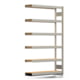 Archivregal mit Holzböden - Tiefenriegel - 6 Ebenen - 250 kg - 2.075 x 1.285 x 300 mm (HxBxT) - Anbauregal - verzinkt - Steckregal BERT Archivregal mit Holzböden - Tiefenriegel - 6 Ebenen - 250 kg - 2.075 x 1.285 x 300 mm (HxBxT) - Anbauregal - verzinkt - Steckregal BERT