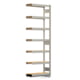 Archivregal mit Holzböden - Tiefenriegel - 7 Ebenen - 250 kg - 2.500 x 875 x 300 mm (HxBxT) - Anbauregal - verzinkt - Steckregal BERT Archivregal mit Holzböden - Tiefenriegel - 7 Ebenen - 250 kg - 2.500 x 875 x 300 mm (HxBxT) - Anbauregal - verzinkt - Steckregal BERT