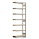 Archivregal mit Holzböden - Tiefenriegel - 7 Ebenen - 250 kg - 2.500 x 1.005 x 300 mm (HxBxT) - Anbauregal - verzinkt - Steckregal BERT Archivregal mit Holzböden - Tiefenriegel - 7 Ebenen - 250 kg - 2.500 x 1.005 x 300 mm (HxBxT) - Anbauregal - verzinkt - Steckregal BERT