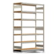 Archivregal mit Holzböden - Tiefenriegel - 7 Ebenen - 250 kg - 2.500 x 1.695 x 600 mm (HxBxT) - Grundregal - verzinkt - Steckregal BERT Archivregal mit Holzböden - Tiefenriegel - 7 Ebenen - 250 kg - 2.500 x 1.695 x 600 mm (HxBxT) - Grundregal - verzinkt - Steckregal BERT