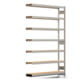 Archivregal mit Holzböden - Tiefenriegel - 7 Ebenen - 250 kg - 2.500 x 1.695 x 300 mm (HxBxT) - Anbauregal - verzinkt - Steckregal BERT Archivregal mit Holzböden - Tiefenriegel - 7 Ebenen - 250 kg - 2.500 x 1.695 x 300 mm (HxBxT) - Anbauregal - verzinkt - Steckregal BERT