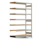 Archivregal mit Holzböden - Tiefenriegel - 7 Ebenen - 250 kg - 2.500 x 1.695 x 600 mm (HxBxT) - Anbauregal - verzinkt - Steckregal BERT Archivregal mit Holzböden - Tiefenriegel - 7 Ebenen - 250 kg - 2.500 x 1.695 x 600 mm (HxBxT) - Anbauregal - verzinkt - Steckregal BERT