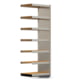 Archivregal mit Holzböden - Seitenwand - 7 Ebenen - 250 kg - 2.500 x 875 x 600 mm (HxBxT) - Anbauregal - verzinkt - Steckregal BERT Archivregal mit Holzböden - Seitenwand - 7 Ebenen - 250 kg - 2.500 x 875 x 600 mm (HxBxT) - Anbauregal - verzinkt - Steckregal BERT